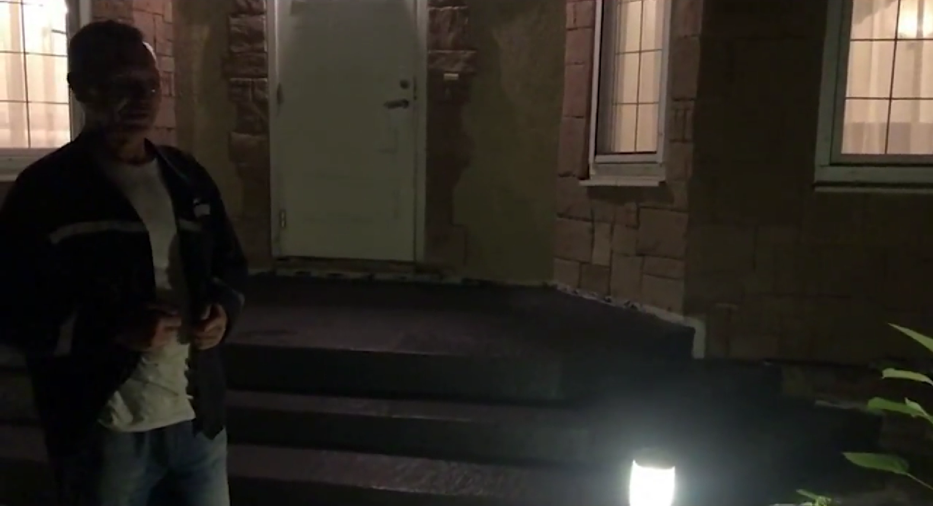 Крыльцо в банный комплекс